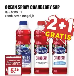 De Boerenschuur Ocean spray cranberry sap aanbieding