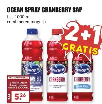 De Boerenschuur Ocean spray cranberry sap aanbieding