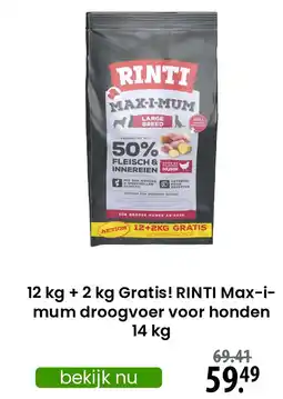 Zooplus RINTI Max-i- mum droogvoer voor honden aanbieding