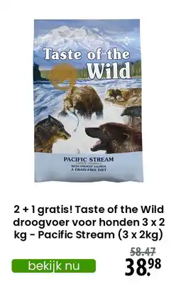 Zooplus Taste of the Wild droogvoer voor honden aanbieding