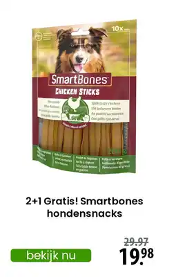 Zooplus Smartbones hondensnacks aanbieding