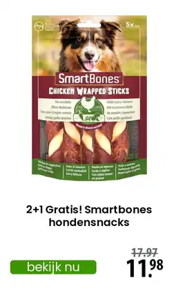 Zooplus Smartbones hondensnacks aanbieding