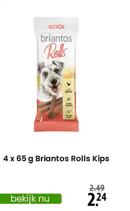 Zooplus Briantos Rolls Kips aanbieding
