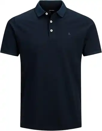 Amazon JACK & JONES JJEPAULOS POLO SS NOOS heren Poloshirt (1-Pack) aanbieding