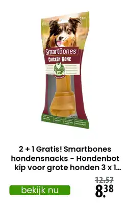 Zooplus Smartbones hondensnacks aanbieding