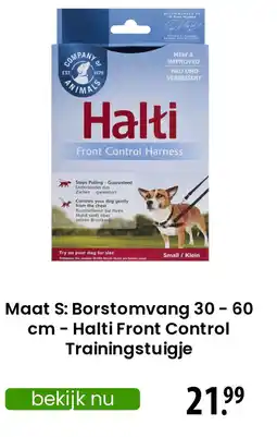 Zooplus Halti Front Control Trainingstuigje aanbieding