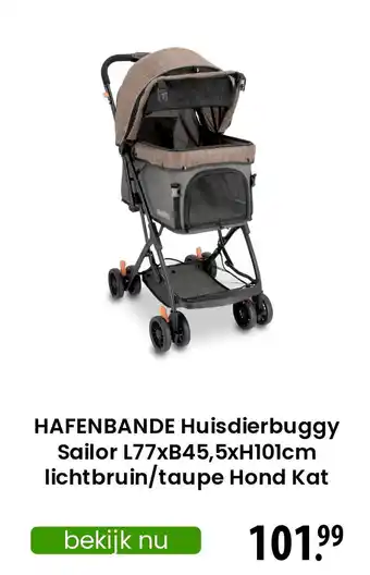 Zooplus Hafenbande huisdierbuggy sailor aanbieding