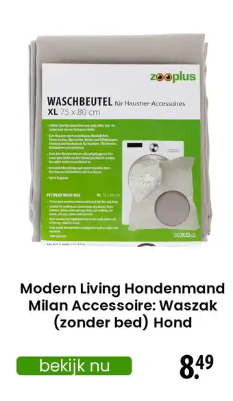 Zooplus Modern Living Hondenmand aanbieding