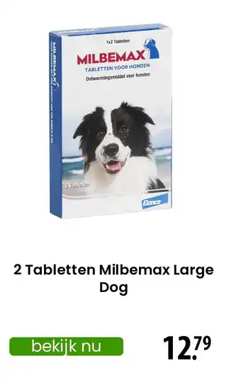 Zooplus Milbemax Large Dog aanbieding
