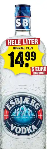 Dirck 3 ESBJAERG VODKA aanbieding