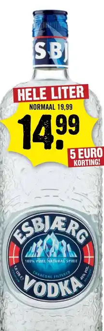 Dirck 3 ESBJAERG VODKA aanbieding