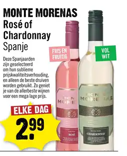 Dirck 3 MONTE MORENAS Rosé of Chardonnay aanbieding