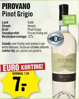Dirck 3 PIROVANO Pinot Grigio aanbieding