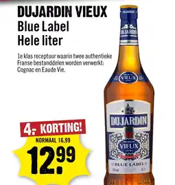 Dirck 3 DUJARDIN VIEUX Blue Label aanbieding
