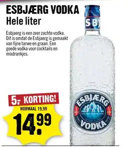 Dirck 3 ESBJÆRG VODKA aanbieding