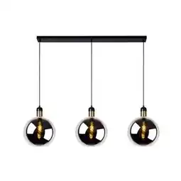 Praxis Lucide hanglamp Julius zwart messing 3xE27 aanbieding