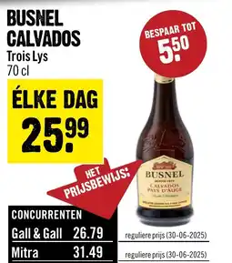 Dirck 3 BUSNEL CALVADOS Trois Lys aanbieding