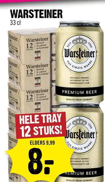 Dirck 3 WARSTEINER aanbieding