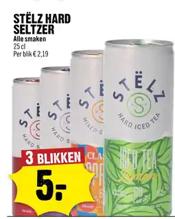Dirck 3 STËLZ HARD SELTZER aanbieding