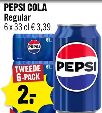 Dirck 3 PEPSI COLA Regular aanbieding