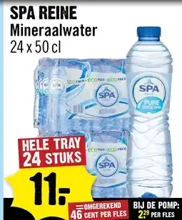 Dirck 3 SPA REINE Mineraalwater aanbieding