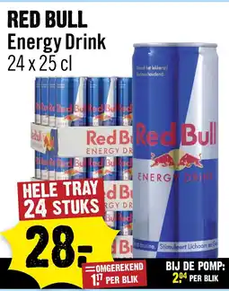 Dirck 3 Red bull Energy drink aanbieding