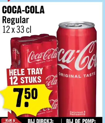 Dirck 3 Coca-cola regular aanbieding