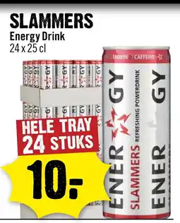 Dirck 3 Slammers Energy drink aanbieding