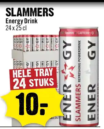 Dirck 3 Slammers Energy drink aanbieding