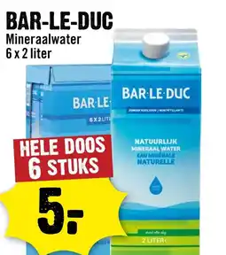 Dirck 3 BAR-LE-DUC Mineraalwater aanbieding