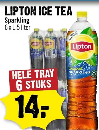 Dirck 3 Lipton ice tea Sparkling aanbieding