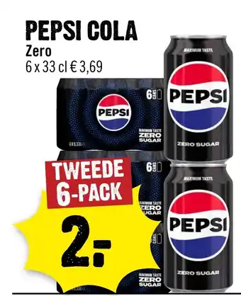 Dirck 3 Pepsi cola Zero aanbieding