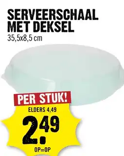 Dirck 3 SERVEERSCHAAL MET DEKSEL aanbieding