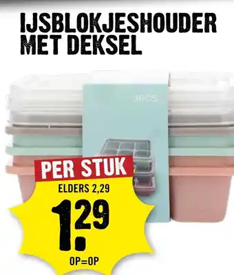 Dirck 3 IJSBLOKJESHOUDER MET DEKSEL aanbieding