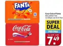 Hoogvliet Coca-Cola of Fanta aanbieding