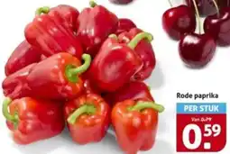 Hoogvliet Rode paprika aanbieding