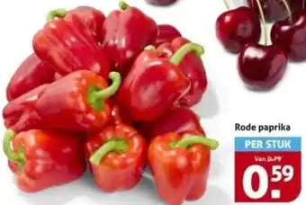 Hoogvliet Rode paprika aanbieding