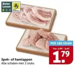 Hoogvliet Spek of hamlappen aanbieding