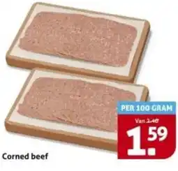 Hoogvliet Corned beef aanbieding