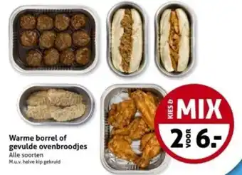 Hoogvliet Warme borrel of gevulde ovenbroodjes aanbieding