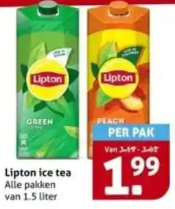 Hoogvliet Lipton ice tea aanbieding