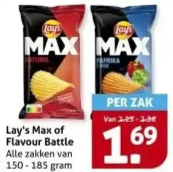 Hoogvliet Lay's Max of Flavour Battle aanbieding