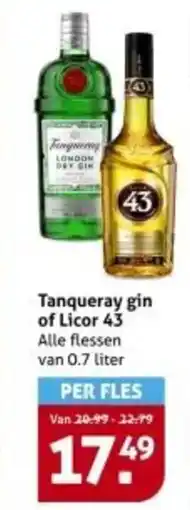 Hoogvliet Tanqueray gin of Licor 43 aanbieding