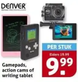 Hoogvliet Gamepads, action cams of writing tablet aanbieding