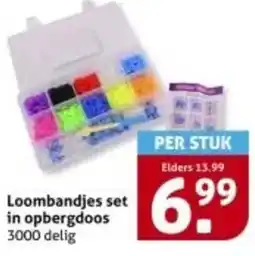 Hoogvliet Loombandjes set in opbergdoos aanbieding