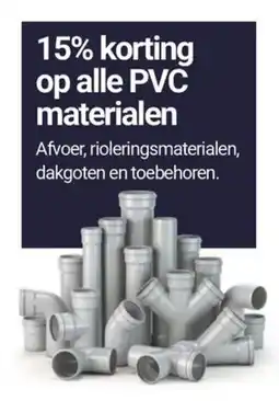 Inter Chalet op alle PVC materialen aanbieding