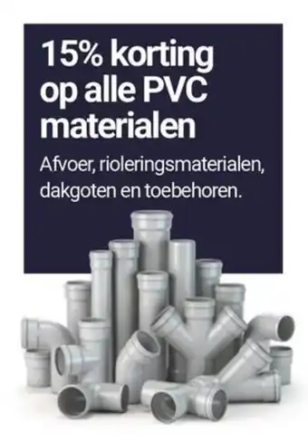 Inter Chalet op alle PVC materialen aanbieding