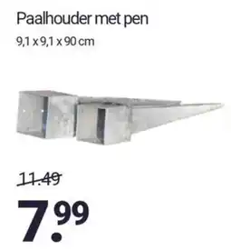 Inter Chalet Paalhouder met pen aanbieding