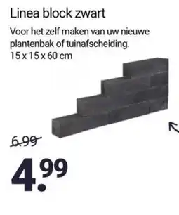 Inter Chalet Linea block zwart aanbieding
