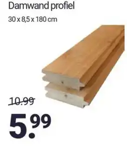 Inter Chalet Damwand profiel aanbieding